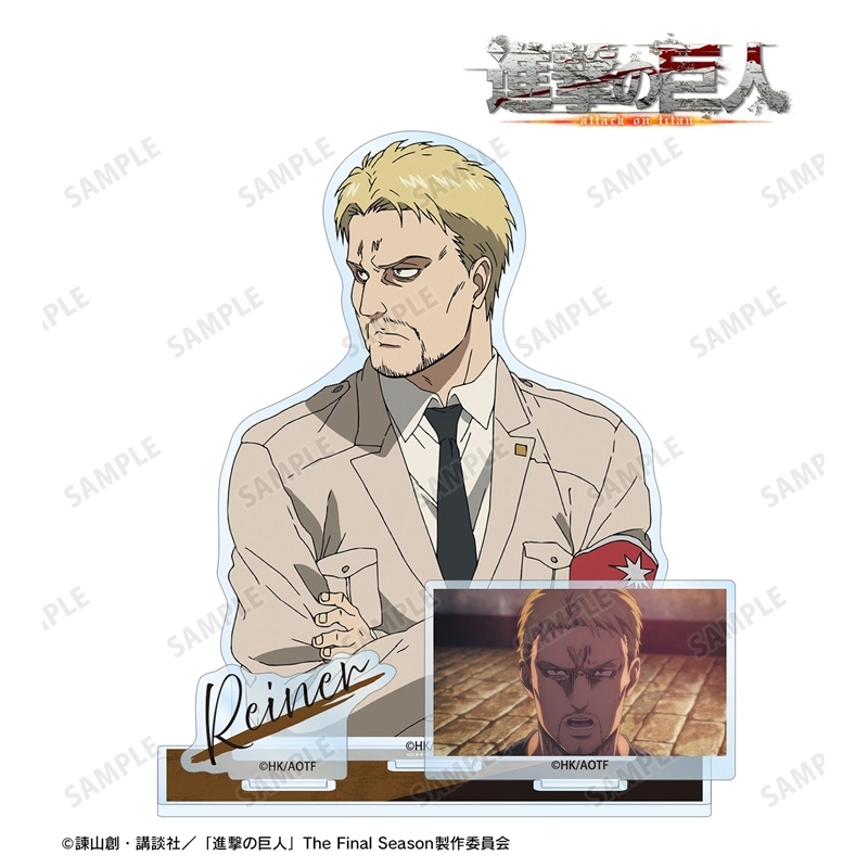 [Pre-order] "Attack on Titan" Reiner Big Acrylic Stand with Parts Vol. 2
