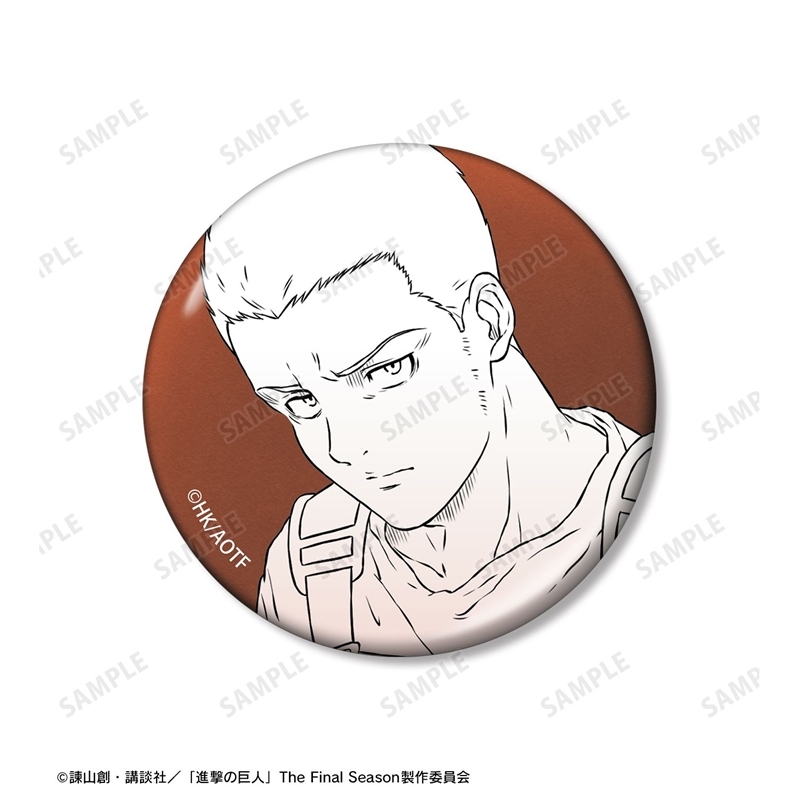 [Pre-order] "Attack on Titan" Connie & Jean & Sasha Metallic Can Badge 3 Set