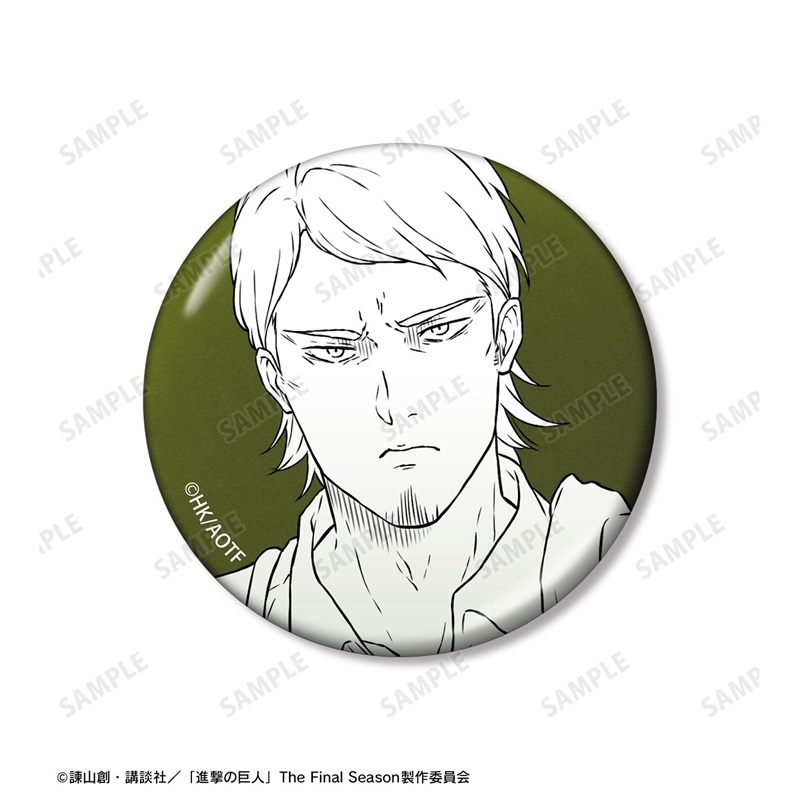 [Pre-order] "Attack on Titan" Connie & Jean & Sasha Metallic Can Badge 3 Set