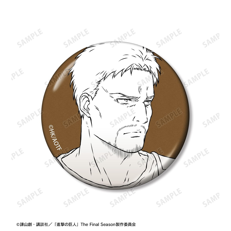 [Pre-order] "Attack on Titan" Reiner & Zeke & Annie Metallic Can Badge 3 Set