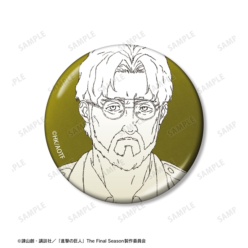 [Pre-order] "Attack on Titan" Reiner & Zeke & Annie Metallic Can Badge 3 Set