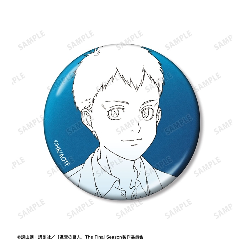[Pre-order] "Attack on Titan" Falco & Gabi & Pieck Metallic Can Badge 3 Set