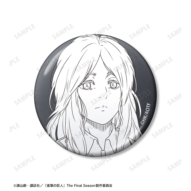 [Pre-order] "Attack on Titan" Falco & Gabi & Pieck Metallic Can Badge 3 Set
