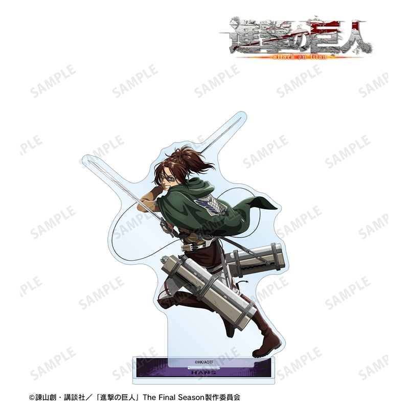[Pre-order] "Attack on Titan" Original Illustration Hans Tatakau Senaka Colored Ver. Vol. 2 Big Acrylic Stand