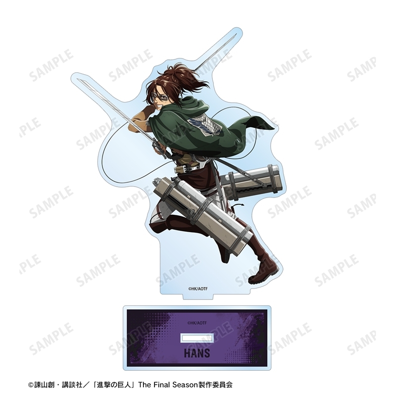 [Pre-order] "Attack on Titan" Original Illustration Hans Tatakau Senaka Colored Ver. Vol. 2 Big Acrylic Stand
