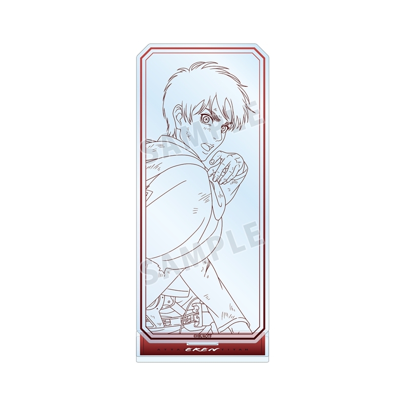 [Pre-order] "Attack on Titan" Original Illustration Eren Tatakau Senaka Drawing Ver. Vol. 2 Big Acrylic Stand
