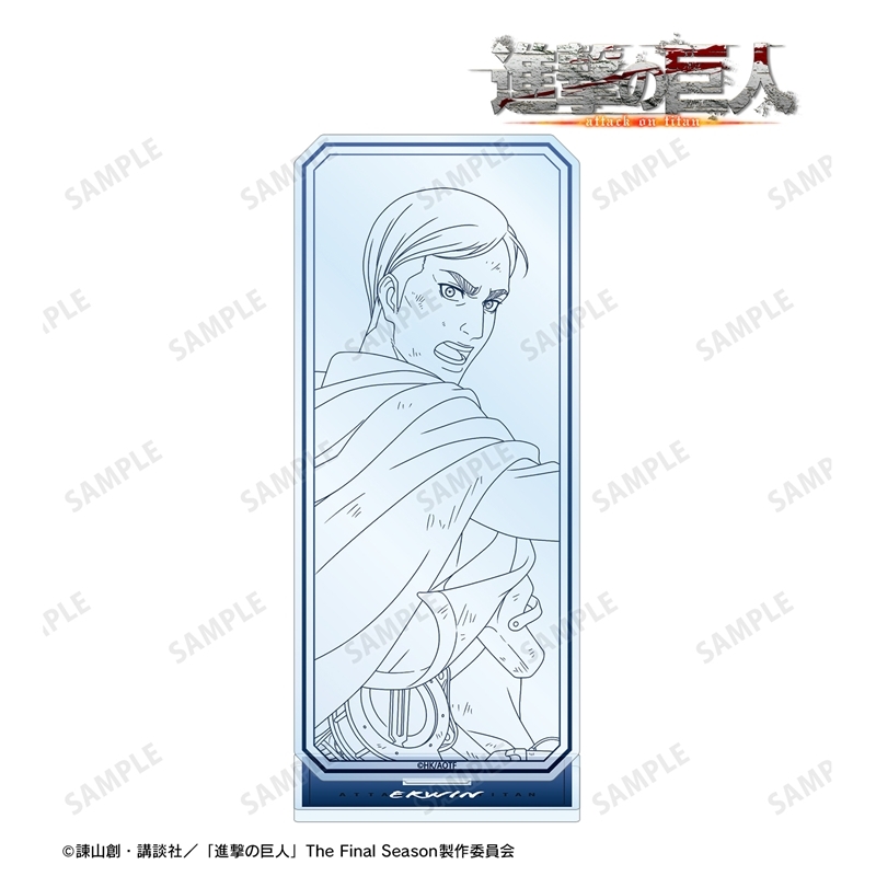 [Pre-order] "Attack on Titan" Original Illustration Erwin Tatakau Senaka Drawing Ver. Vol. 2 Big Acrylic Stand
