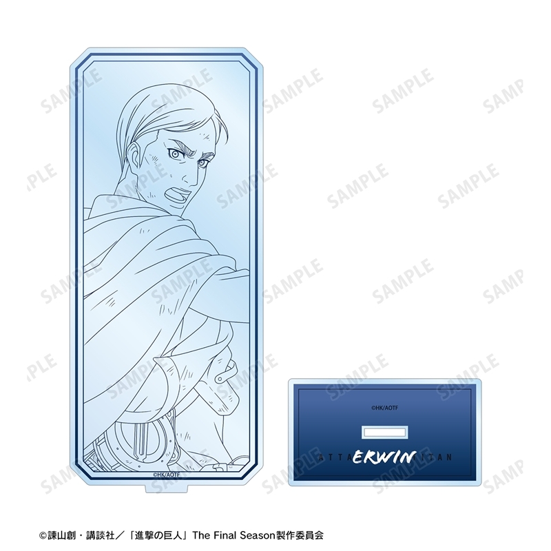 [Pre-order] "Attack on Titan" Original Illustration Erwin Tatakau Senaka Drawing Ver. Vol. 2 Big Acrylic Stand