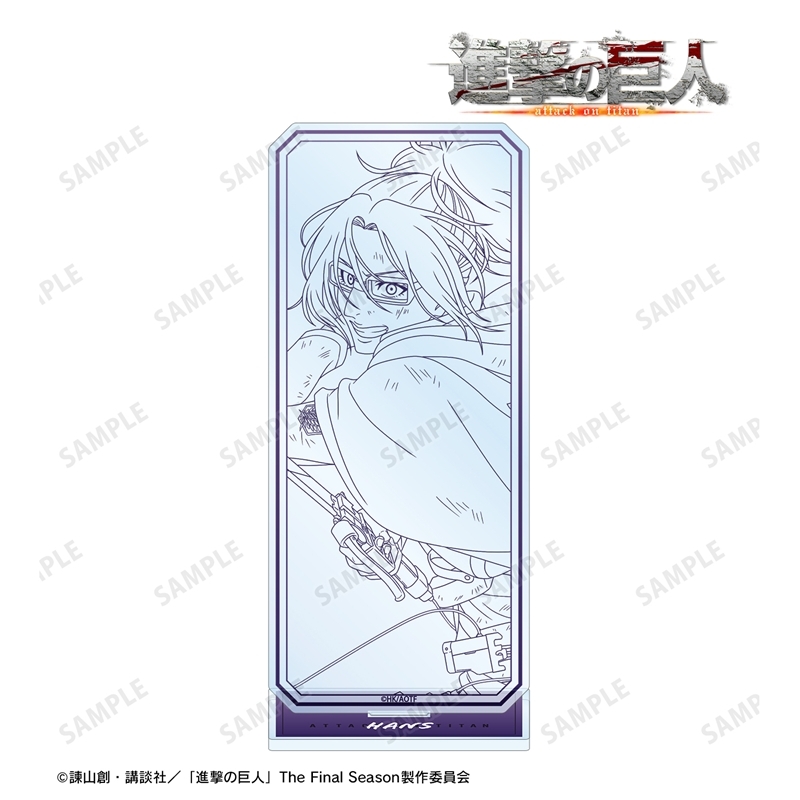 [Pre-order] "Attack on Titan" Original Illustration Hans Tatakau Senaka Drawing Ver. Vol. 2 Big Acrylic Stand