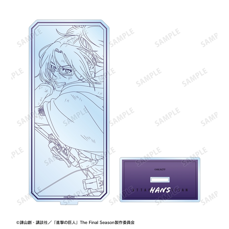 [Pre-order] "Attack on Titan" Original Illustration Hans Tatakau Senaka Drawing Ver. Vol. 2 Big Acrylic Stand