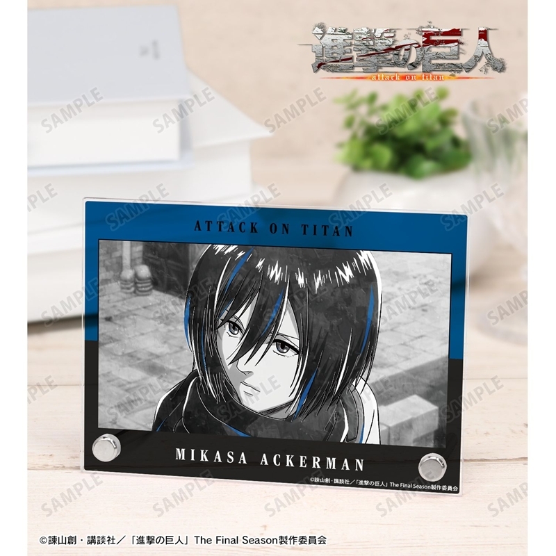 [Pre-order] "Attack on Titan" Mikasa Ani-Art BLACK LABEL Vol. 3 A6 Acrylic Panel