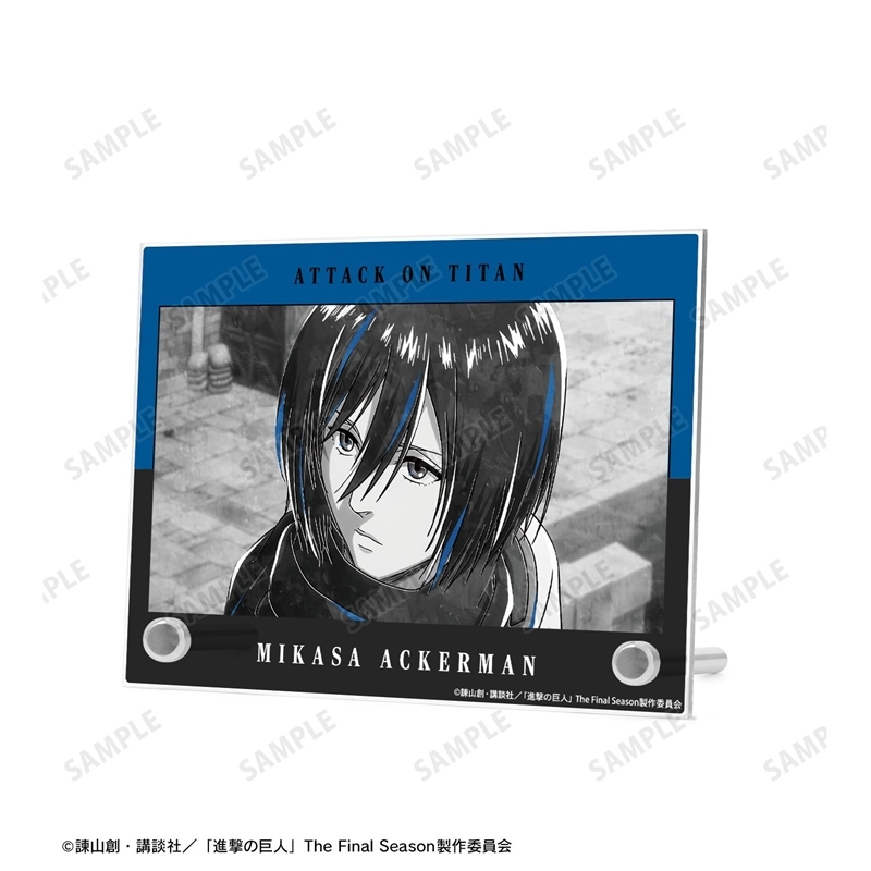 [Pre-order] "Attack on Titan" Mikasa Ani-Art BLACK LABEL Vol. 3 A6 Acrylic Panel