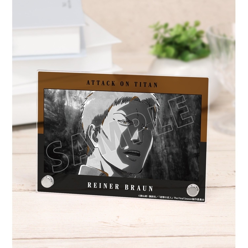 [Pre-order] "Attack on Titan" Reiner Ani-Art BLACK LABEL Vol. 3 A6 Acrylic Panel