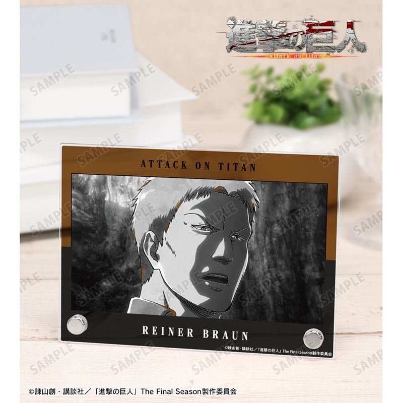 [Pre-order] "Attack on Titan" Reiner Ani-Art BLACK LABEL Vol. 3 A6 Acrylic Panel