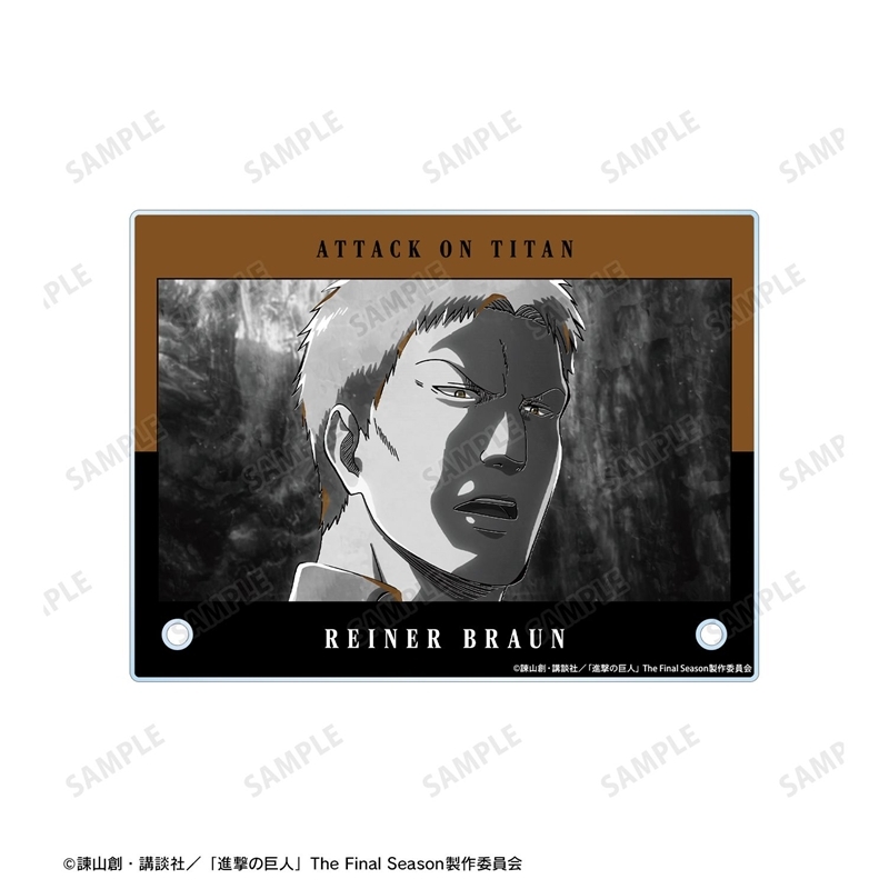 [Pre-order] "Attack on Titan" Reiner Ani-Art BLACK LABEL Vol. 3 A6 Acrylic Panel