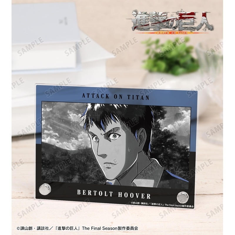 [Pre-order] "Attack on Titan" Bertolt Ani-Art BLACK LABEL Vol. 3 A6 Acrylic Panel