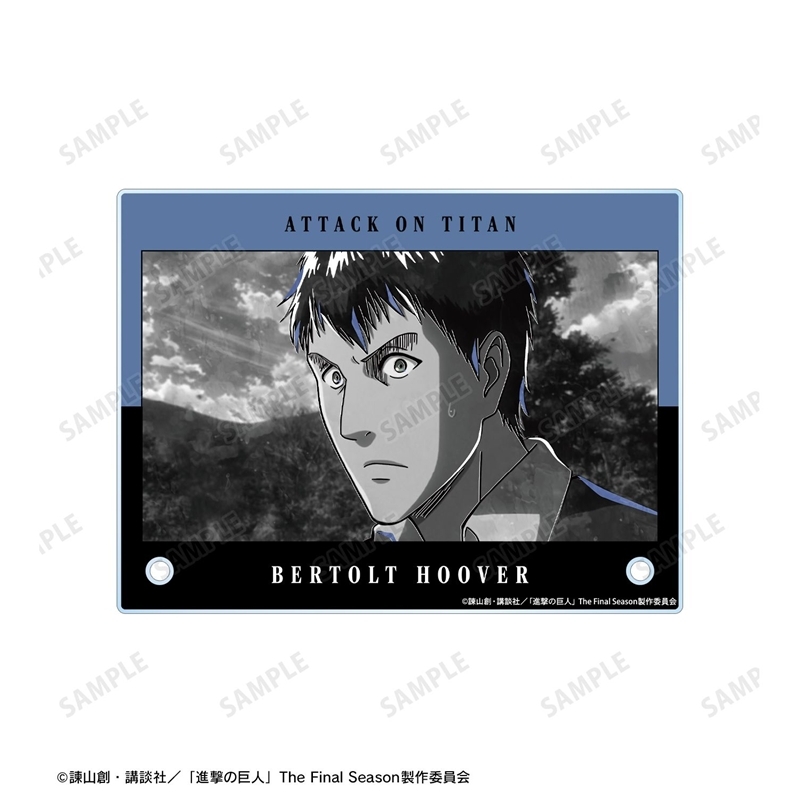 [Pre-order] "Attack on Titan" Bertolt Ani-Art BLACK LABEL Vol. 3 A6 Acrylic Panel