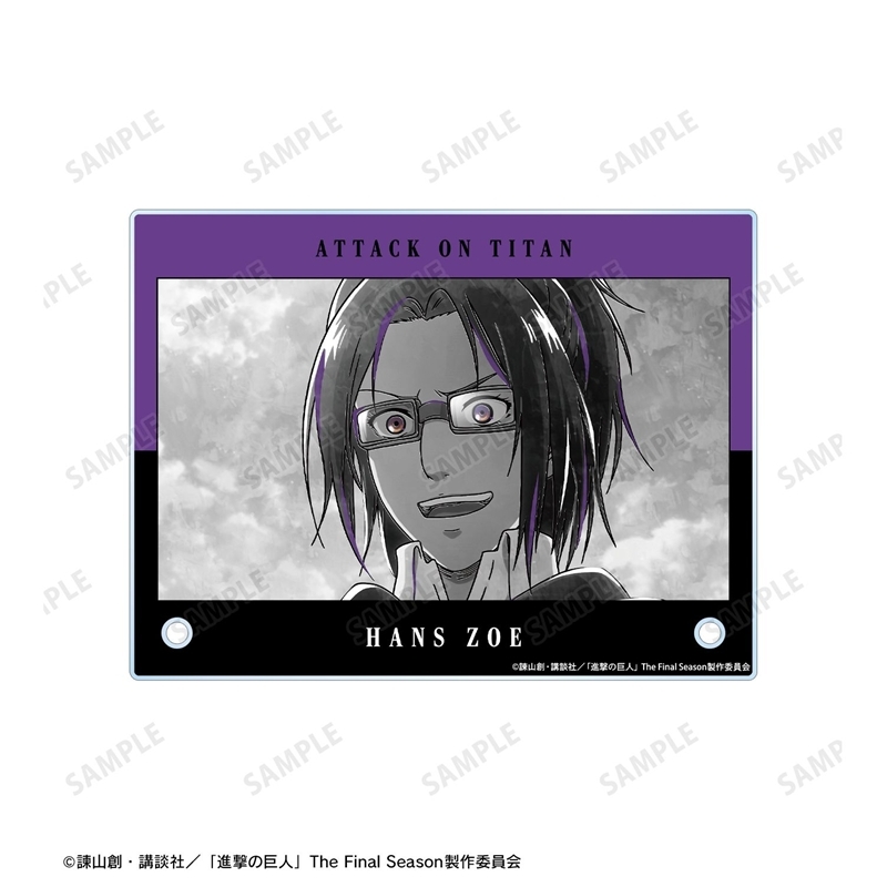 [Pre-order] "Attack on Titan" Hans Ani-Art BLACK LABEL Vol. 3 A6 Acrylic Panel