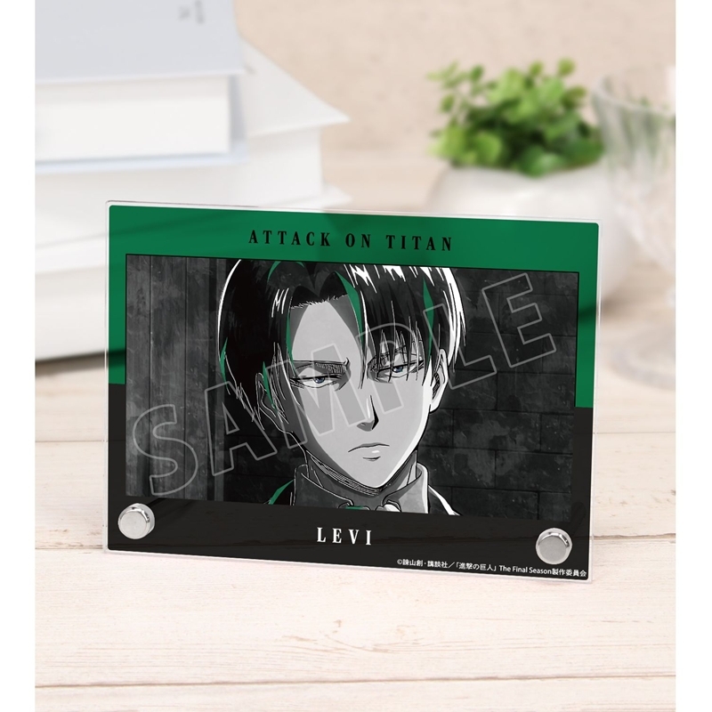 [Pre-order] "Attack on Titan" Levi Ani-Art BLACK LABEL Vol. 3 A6 Acrylic Panel