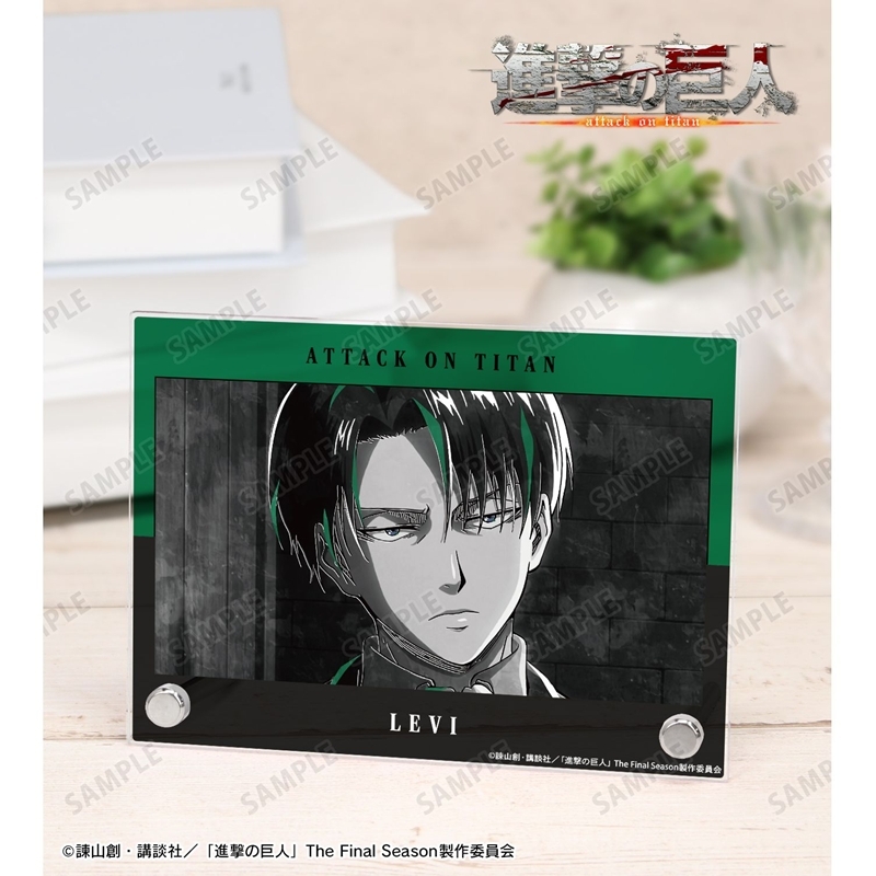 [Pre-order] "Attack on Titan" Levi Ani-Art BLACK LABEL Vol. 3 A6 Acrylic Panel