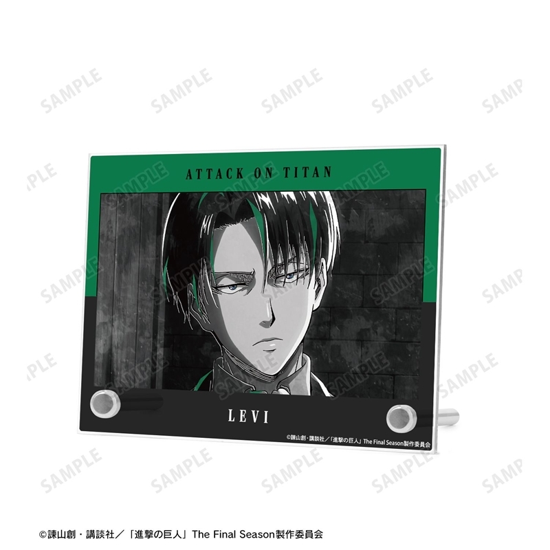 [Pre-order] "Attack on Titan" Levi Ani-Art BLACK LABEL Vol. 3 A6 Acrylic Panel