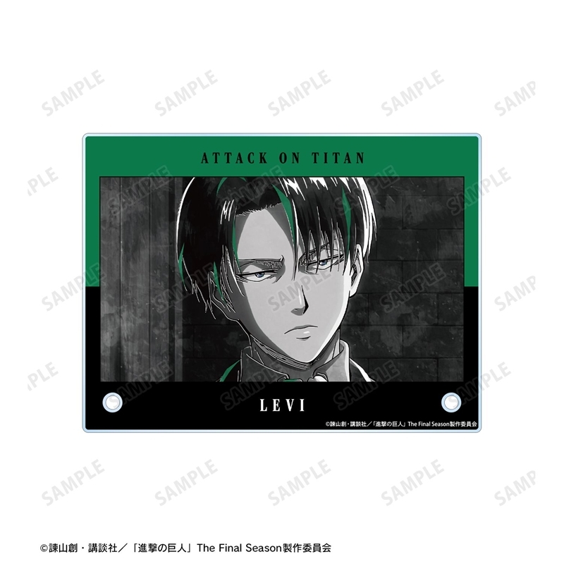 [Pre-order] "Attack on Titan" Levi Ani-Art BLACK LABEL Vol. 3 A6 Acrylic Panel