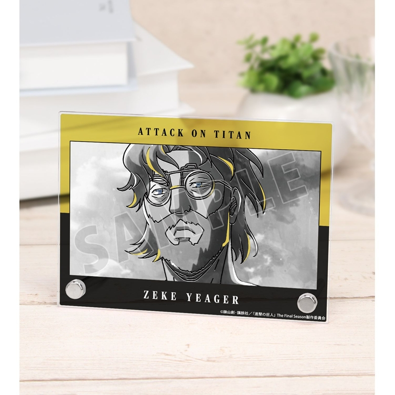 [Pre-order] "Attack on Titan" Zeke Ani-Art BLACK LABEL Vol. 3 A6 Acrylic Panel