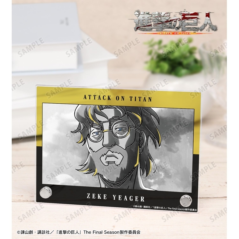 [Pre-order] "Attack on Titan" Zeke Ani-Art BLACK LABEL Vol. 3 A6 Acrylic Panel
