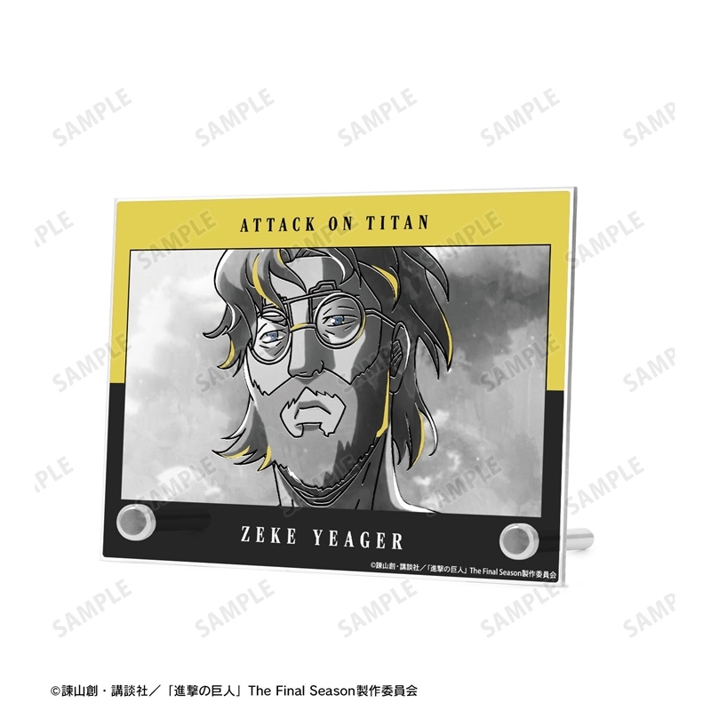 [Pre-order] "Attack on Titan" Zeke Ani-Art BLACK LABEL Vol. 3 A6 Acrylic Panel