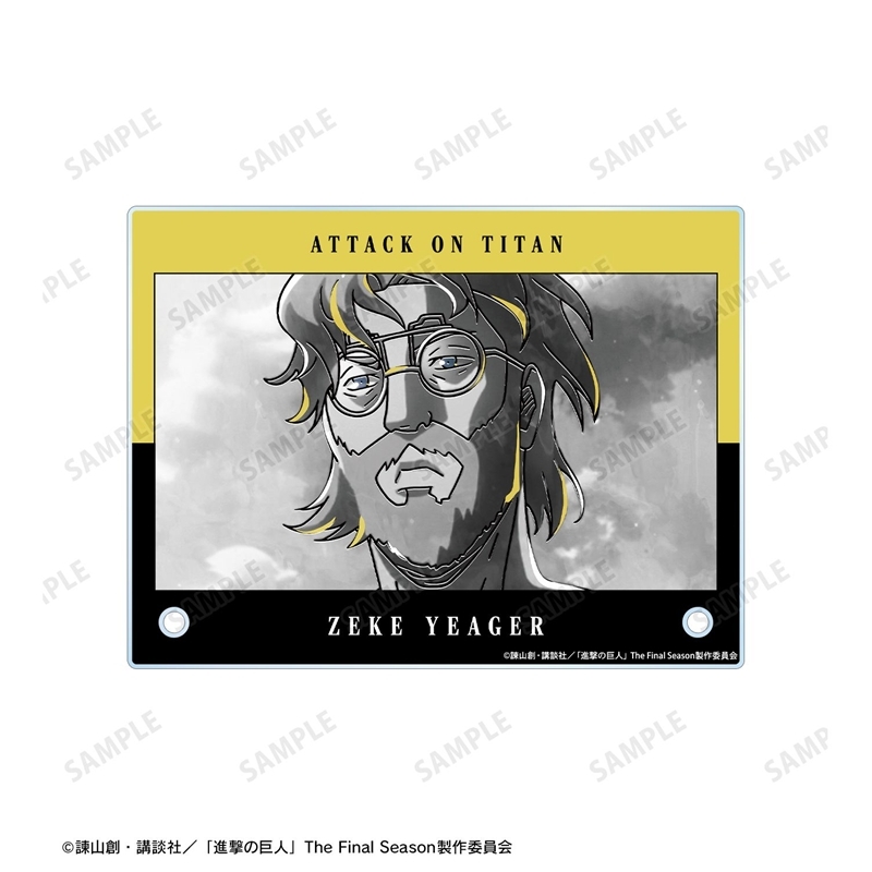 [Pre-order] "Attack on Titan" Zeke Ani-Art BLACK LABEL Vol. 3 A6 Acrylic Panel