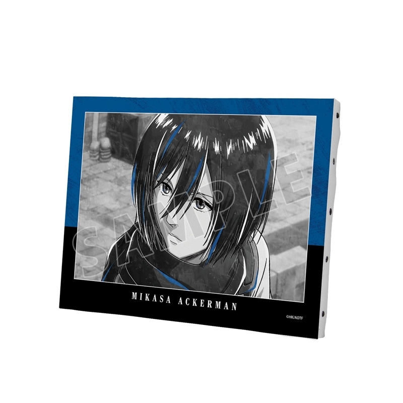 [Pre-order] "Attack on Titan" Mikasa Ani-Art BLACK LABEL Vol. 3 F0 Canvas Board