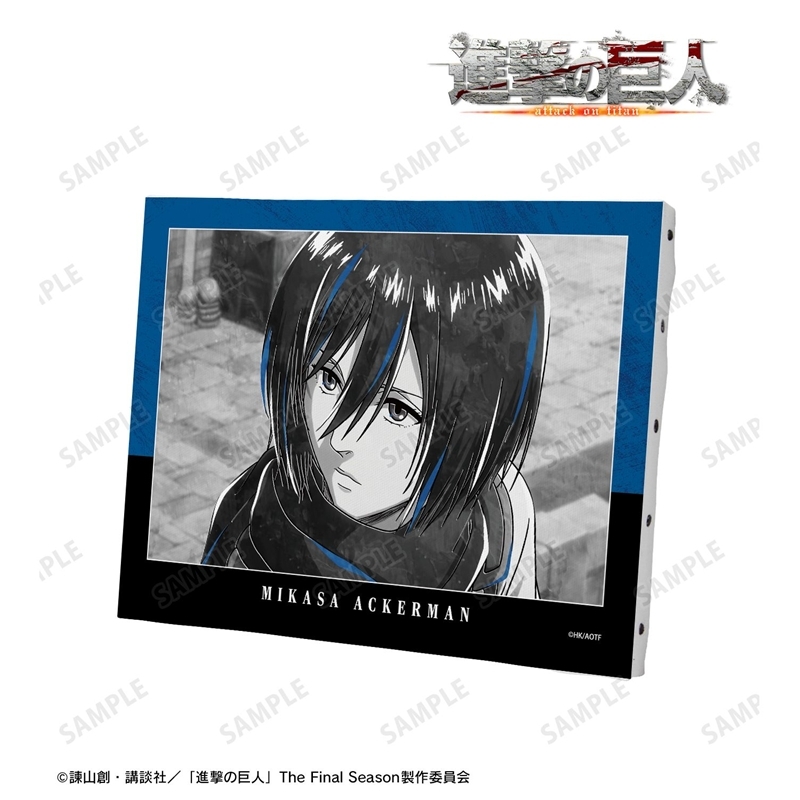 [Pre-order] "Attack on Titan" Mikasa Ani-Art BLACK LABEL Vol. 3 F0 Canvas Board