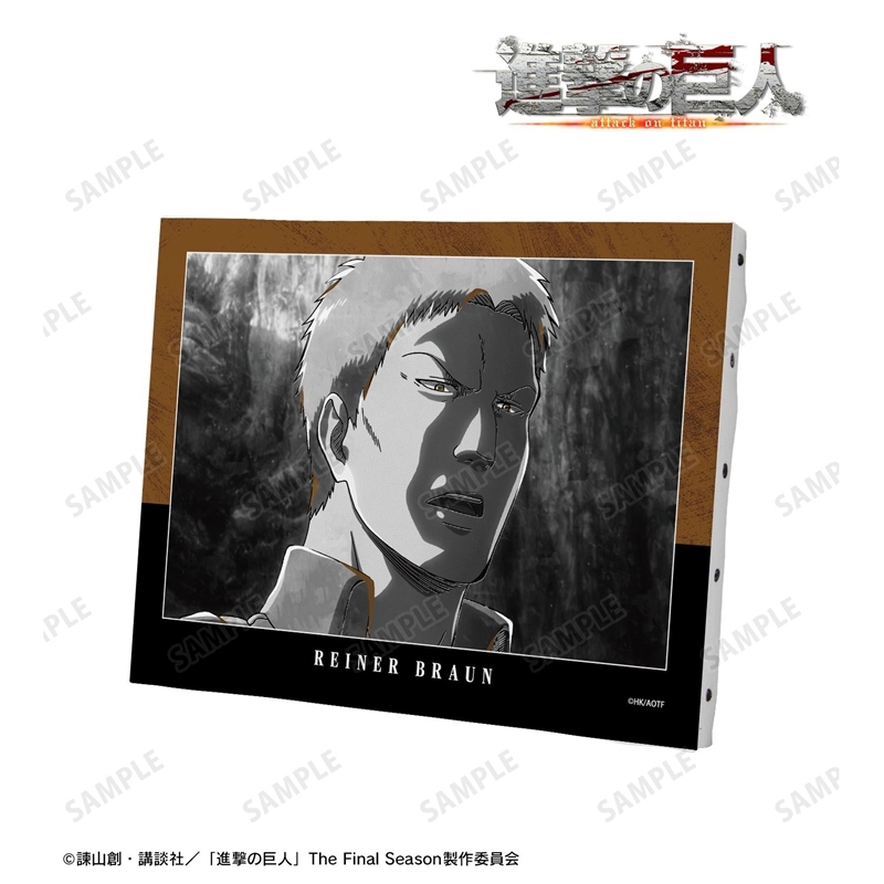 [Pre-order] "Attack on Titan" Reiner Ani-Art BLACK LABEL Vol. 3 F0 Canvas Board