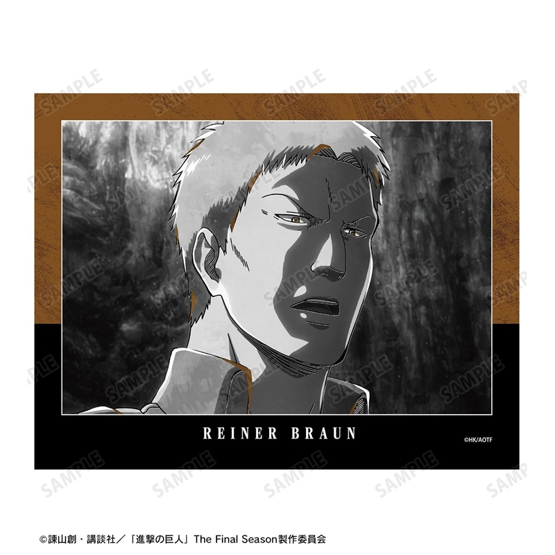 [Pre-order] "Attack on Titan" Reiner Ani-Art BLACK LABEL Vol. 3 F0 Canvas Board