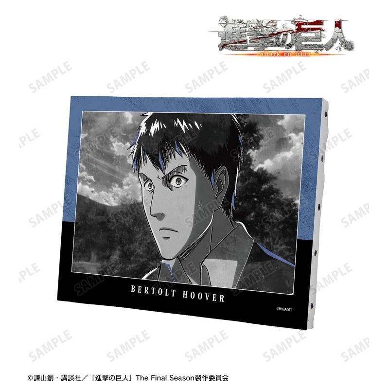 [Pre-order] "Attack on Titan" Bertolt Ani-Art BLACK LABEL Vol. 3 F0 Canvas Board