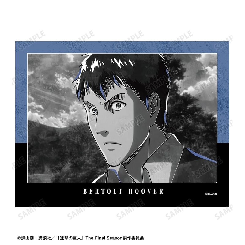 [Pre-order] "Attack on Titan" Bertolt Ani-Art BLACK LABEL Vol. 3 F0 Canvas Board