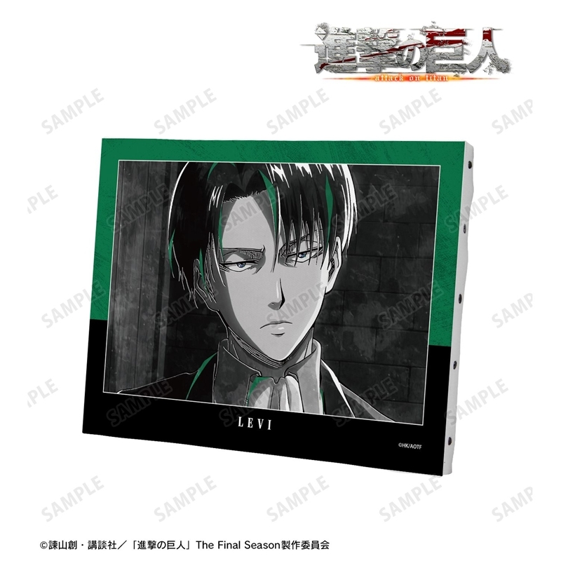[Pre-order] "Attack on Titan" Levi Ani-Art BLACK LABEL Vol. 3 F0 Canvas Board
