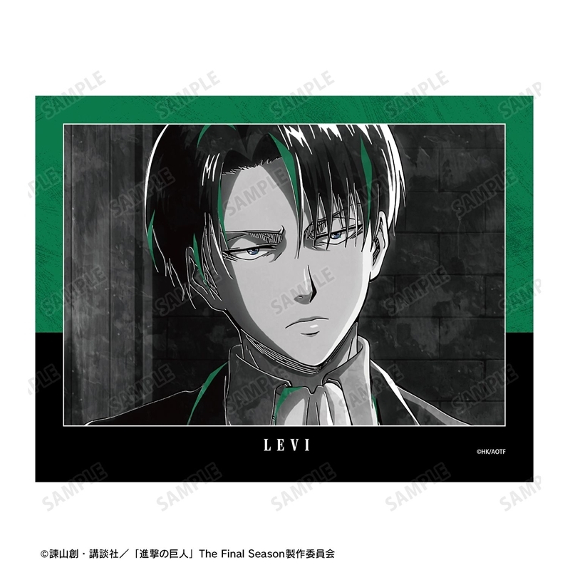 [Pre-order] "Attack on Titan" Levi Ani-Art BLACK LABEL Vol. 3 F0 Canvas Board