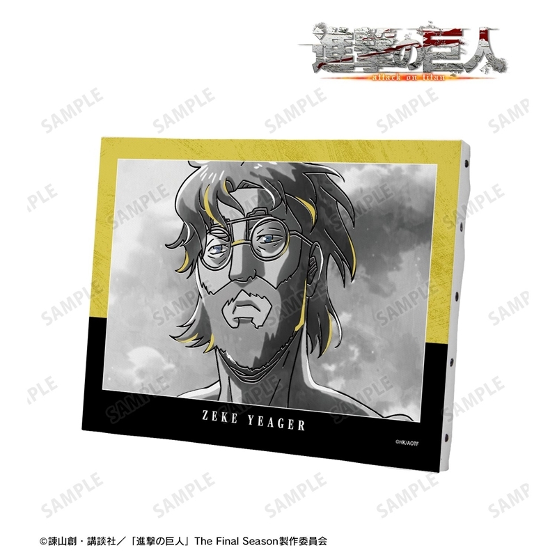 [Pre-order] "Attack on Titan" Zeke Ani-Art BLACK LABEL Vol. 3 F0 Canvas Board