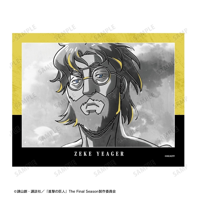 [Pre-order] "Attack on Titan" Zeke Ani-Art BLACK LABEL Vol. 3 F0 Canvas Board