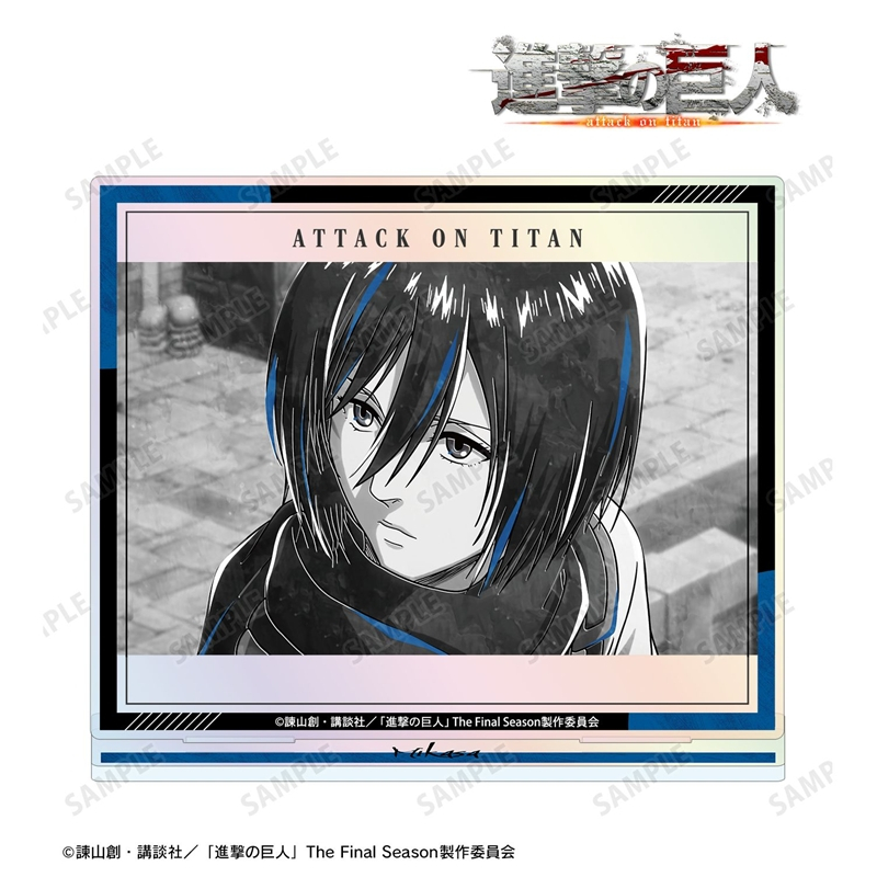 [Pre-order] "Attack on Titan" Mikasa Ani-Art BLACK LABEL Vol. 3 Aurora Acrylic Stand
