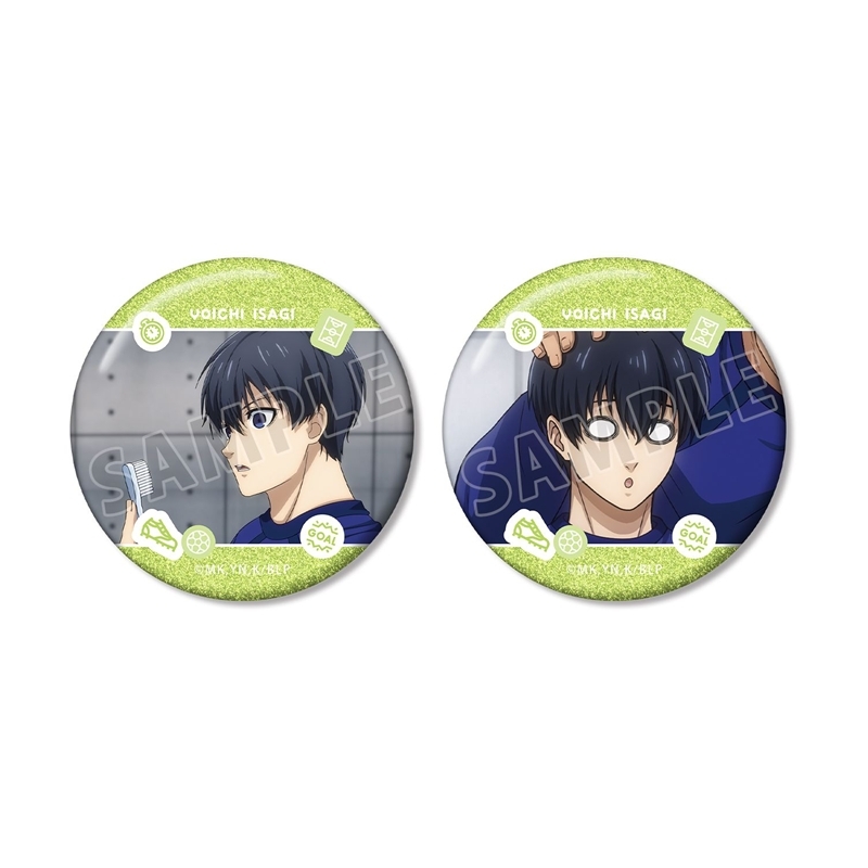 [Pre-order] "Blue Lock" Isagi Yoichi Scenes Glitter Can Badge 2 Set