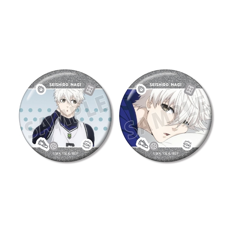 [Pre-order] "Blue Lock" Nagi Seishiro Scenes Glitter Can Badge 2 Set