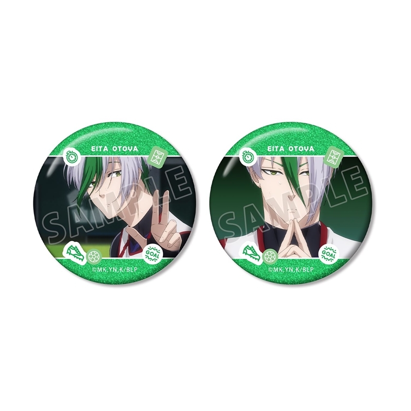 [Pre-order] "Blue Lock" Otoya Eita Scenes Glitter Can Badge 2 Set