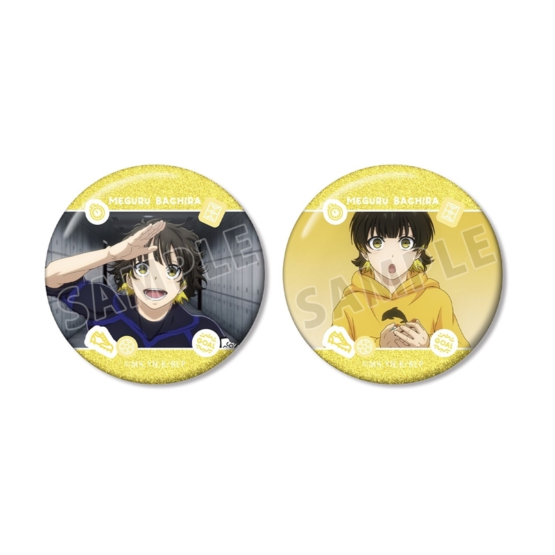 [Pre-order] "Blue Lock" Bachira Meguru Scenes Glitter Can Badge 2 Set