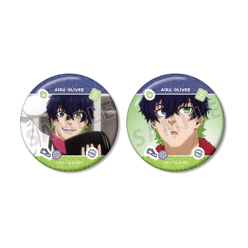 [Pre-order] "Blue Lock" Oliver Aiku Scenes Glitter Can Badge 2 Set