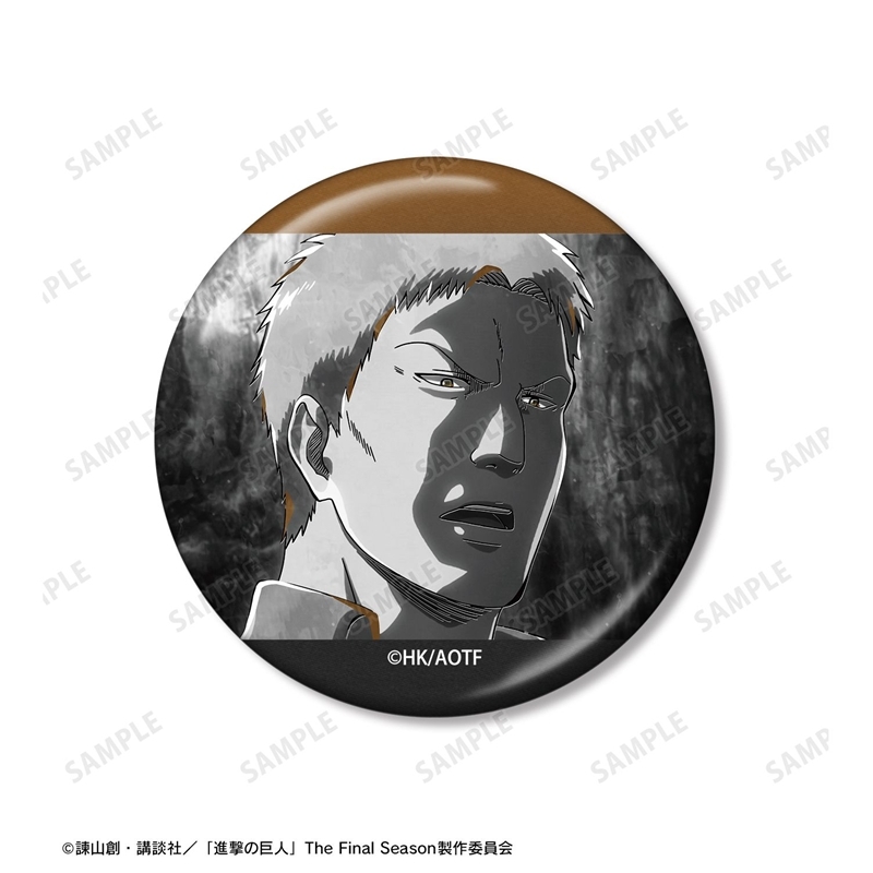 [Pre-order] "Attack on Titan" Reiner Ani-Art BLACK LABEL Vol. 3 Metallic Can Badge 2 Set