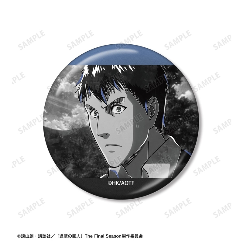 [Pre-order] "Attack on Titan" Bertolt Ani-Art BLACK LABEL Vol. 3 Metallic Can Badge 2 Set