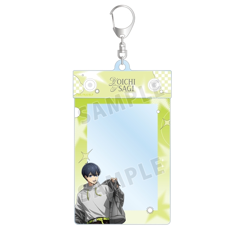 [Pre-order] "Blue Lock" Original Illustration Isagi Yoichi Monotone Street Fashion Ver. B8 Size Multi Card Holder