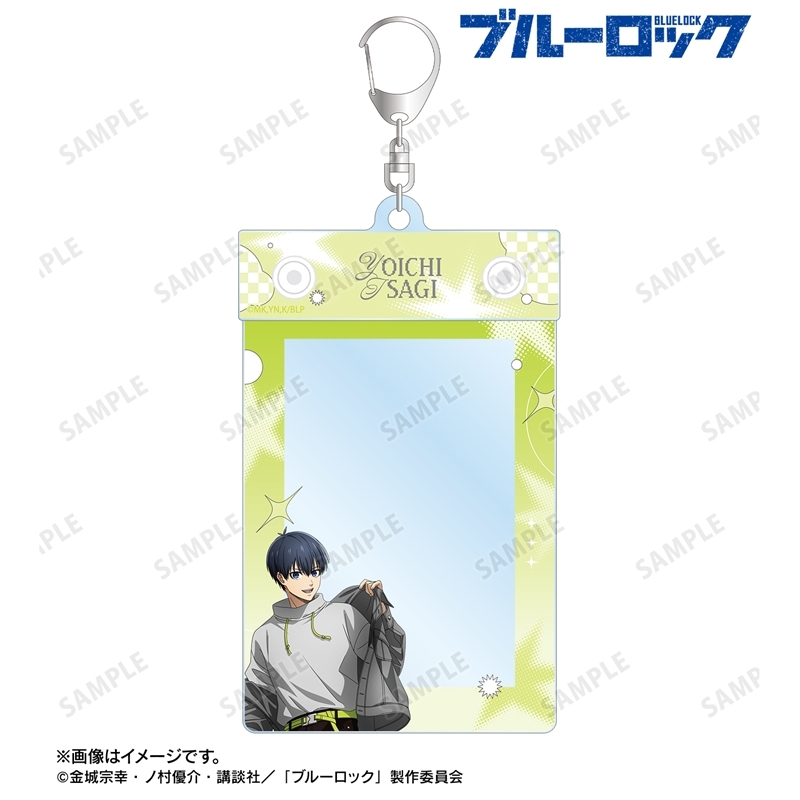 [Pre-order] "Blue Lock" Original Illustration Isagi Yoichi Monotone Street Fashion Ver. B8 Size Multi Card Holder